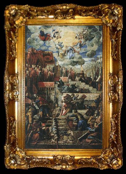framed  TINTORETTO, Jacopo The Voluntary Subjugation of the Provinces, ta009-2